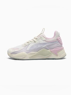 NEW RS-X Puma Off White-ish and Pastel Purple and Pink Logo
